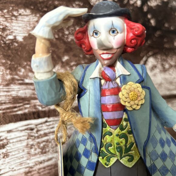 Jim Shore Heartwood Creek - "Clown's Best Friend" 2006 9” Tall - Picture 2 of 10